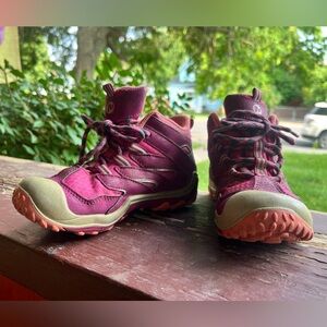 🌸 Merrell Girls Sz 13 Waterproof Hiking Boots